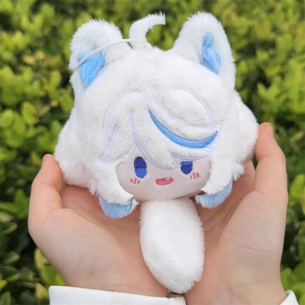 Plushie Genshin Impact Focalors 9cm Doll Toy Plush Keychain Pendant Bag Accessory Game Cosplay Kids Gift Cute