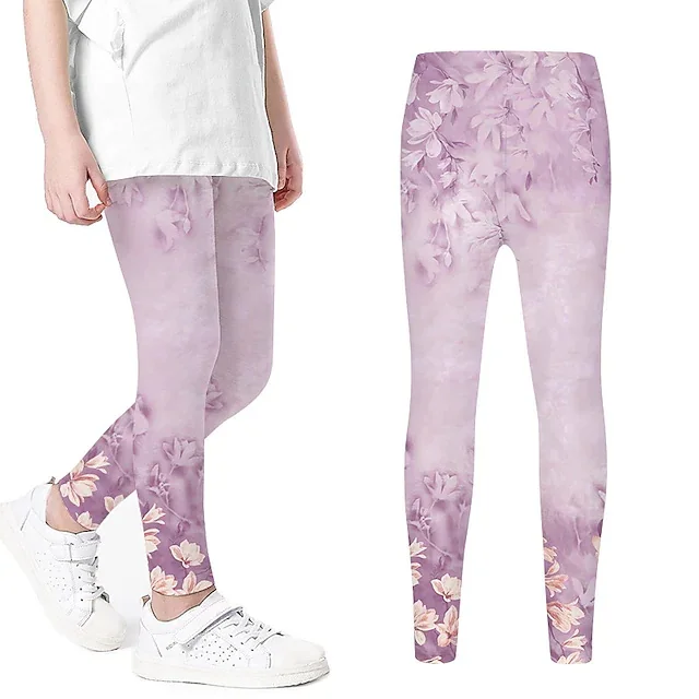 Children's Clothing FlameLeggings Personal Fashion Printing Pants