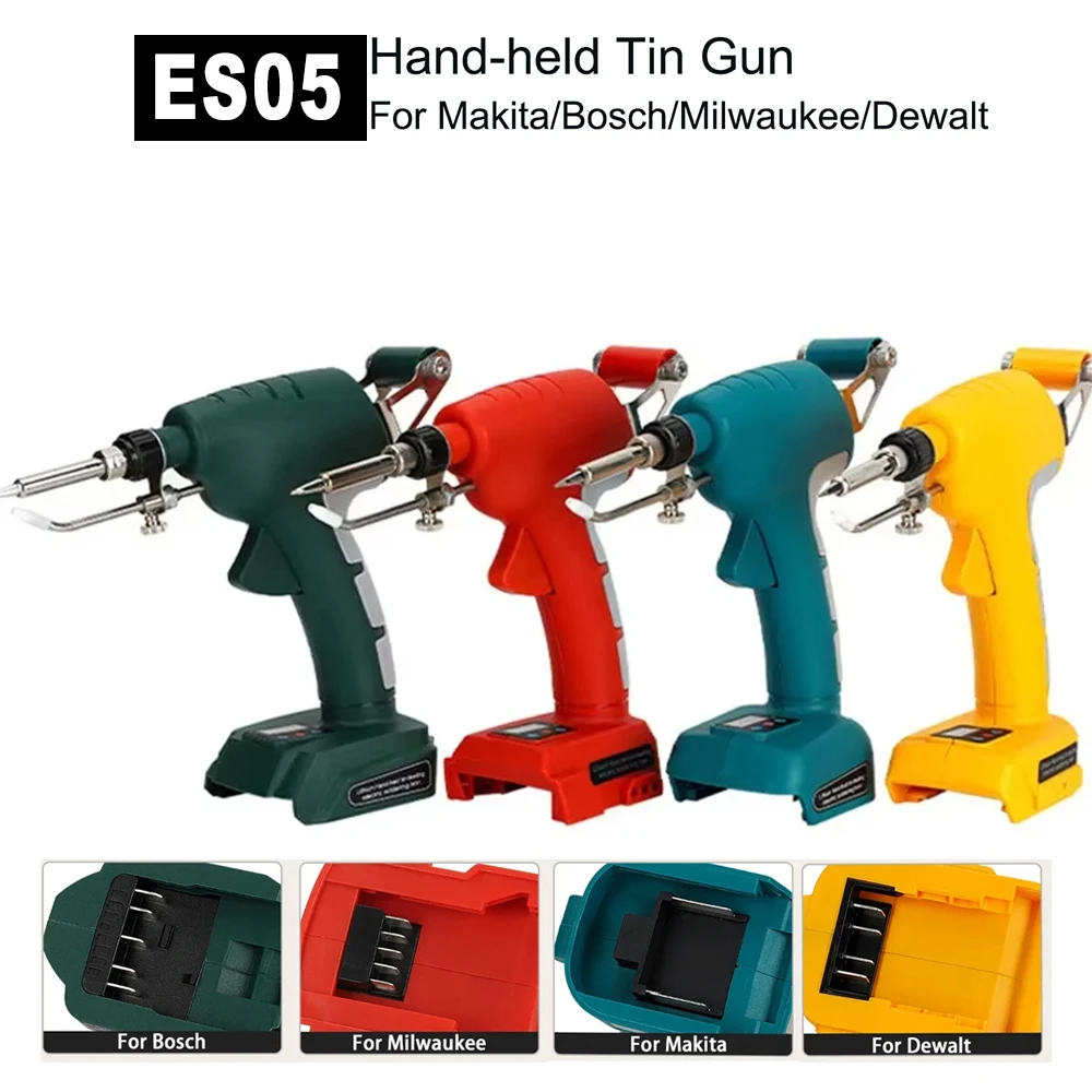 

Портативный беспроводной сварочный аппарат для пластмасс для ремонта трещин на панели кузова автомобиля для Makita/Dewalt/Milwaukee/Ryobi18V-20VLi-ion Battery