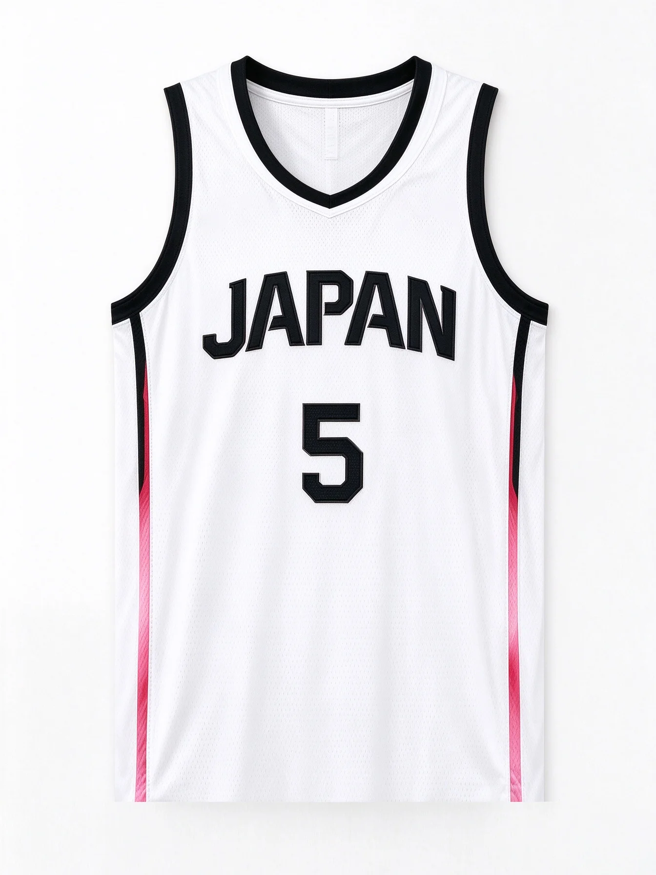 Quick Dry Mesh Basketball Jersey Sleeveless Sports Vest JAPAN Print Number 5 Athletic Uniform For Match Training