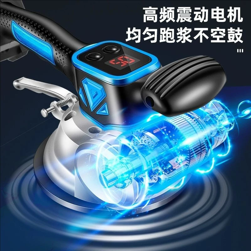 Electric tile tiling machine Brick pasting machine High power paving large board Vibration vibrator Wall tile artifact