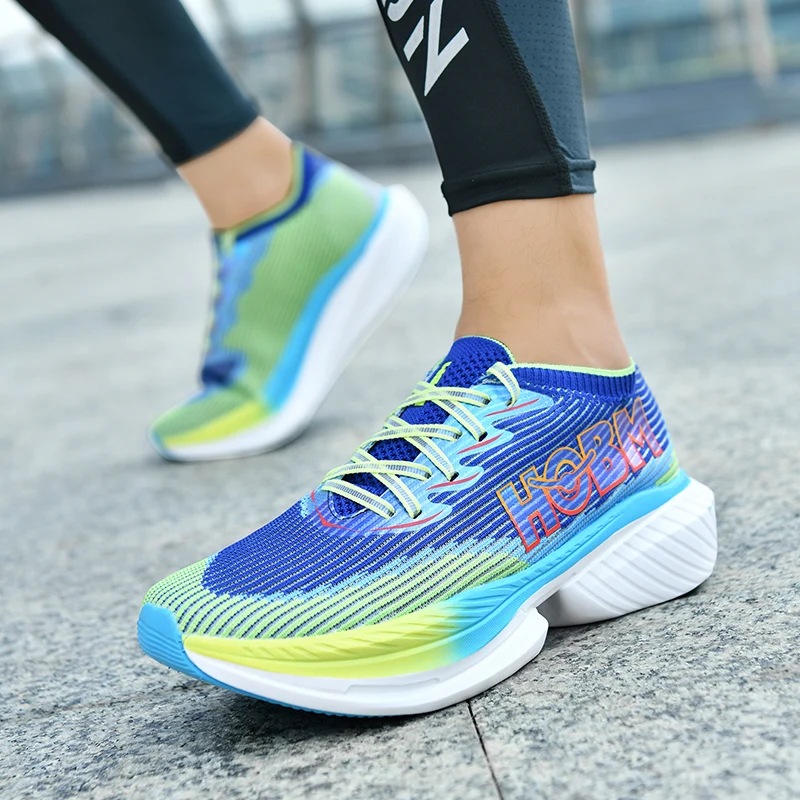 HOBM Men\'s Ladies Tennis Shoes Running Walking Sneakers Work Casual Comfor Lightweight Non-Slip Gym Shoes for Men Sports Shoes