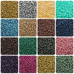 1000szt 3mm Matellic Glass Seed Bead Tiny Loose Spacer Bead Mini Toho Czech Bead for Bracelet Jewelry Making DIY Craft Accessory