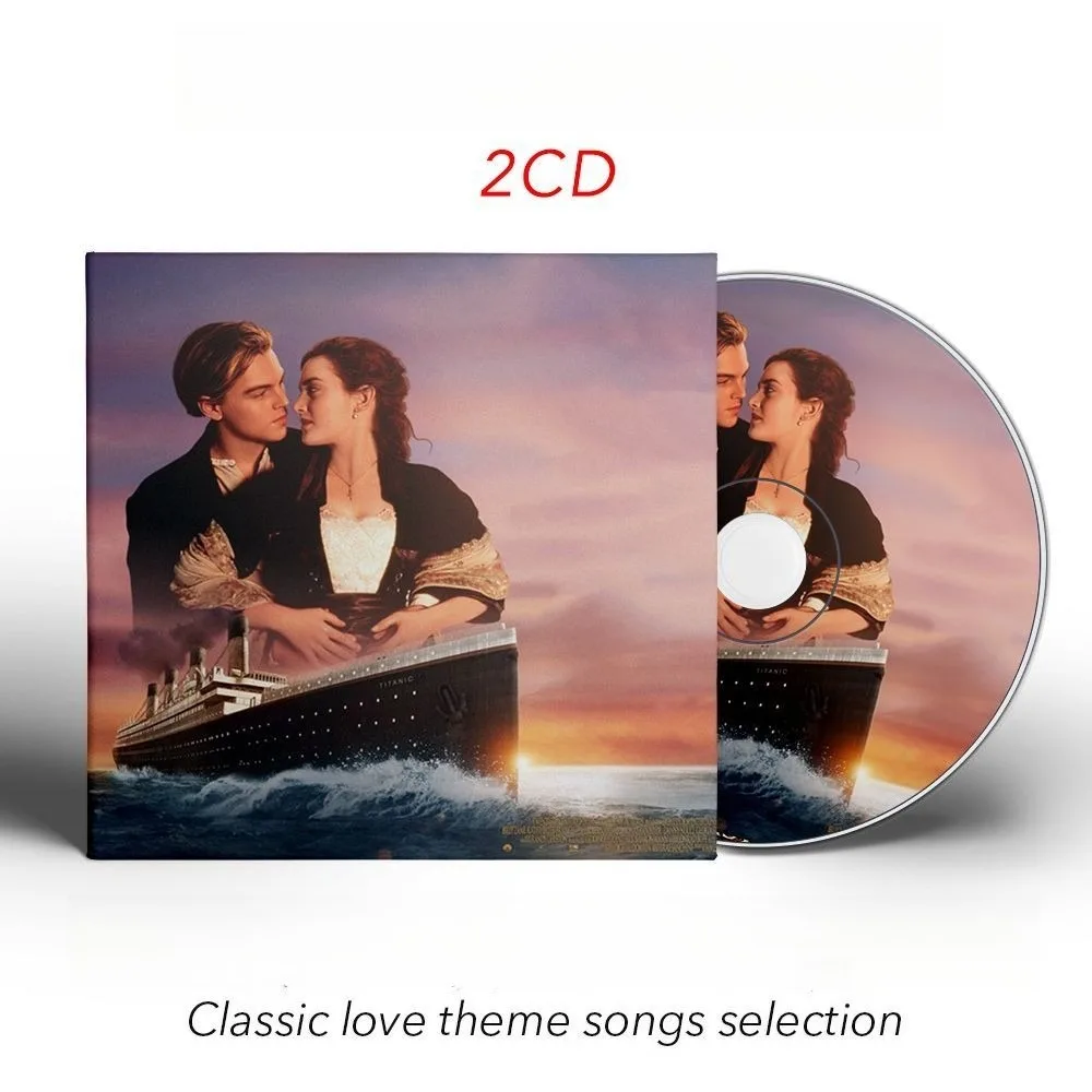 أغاني فيلم كلاسيكي لموضوع الحب 2CD - كبار السن الإنجليزية الغربية الخالدة - مثالية للاستماع والاسترخاء في السيارة