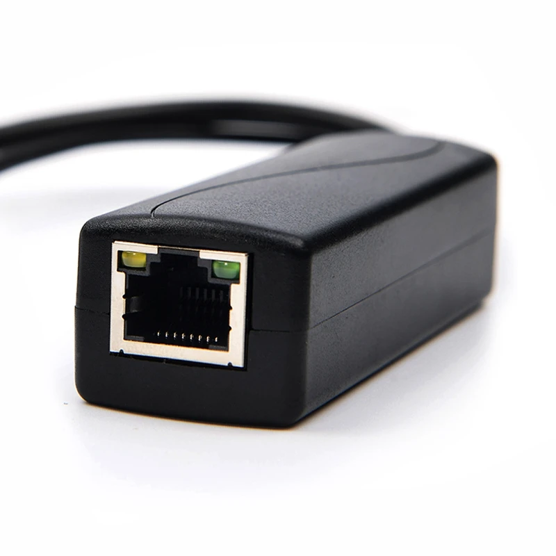 ABFKL PS5712TG Gigabit Power Over Ethernet Splitter 10/100/1000Mpbs RJ45 Support IEEE802.3 Af/At(30W) PoE Splitter