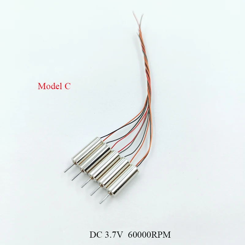 5PCS/Lot 0412 Mini Coreless Motor 4mm*12mm Micro 412 Hollow Cup Ultra High-Speed 48000RPM DC 3.7V for DIY RC Drone