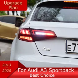 Car Lights for Audi A3 Sportback 8V 2013-2016 LED Auto Taillights Assembly Upgrade 2022 Newest Style 8Y Design Tool Accessories