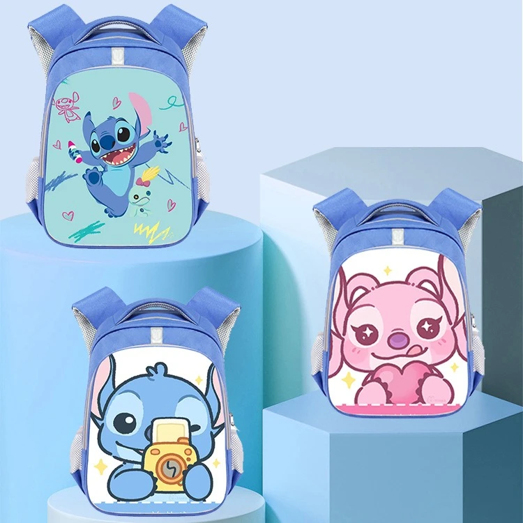 

Stitch Fully Printed Cute Anime Bags Student School Bag Cartoon Large Capacity Knapsack Cute Anime Bags Student School Bag