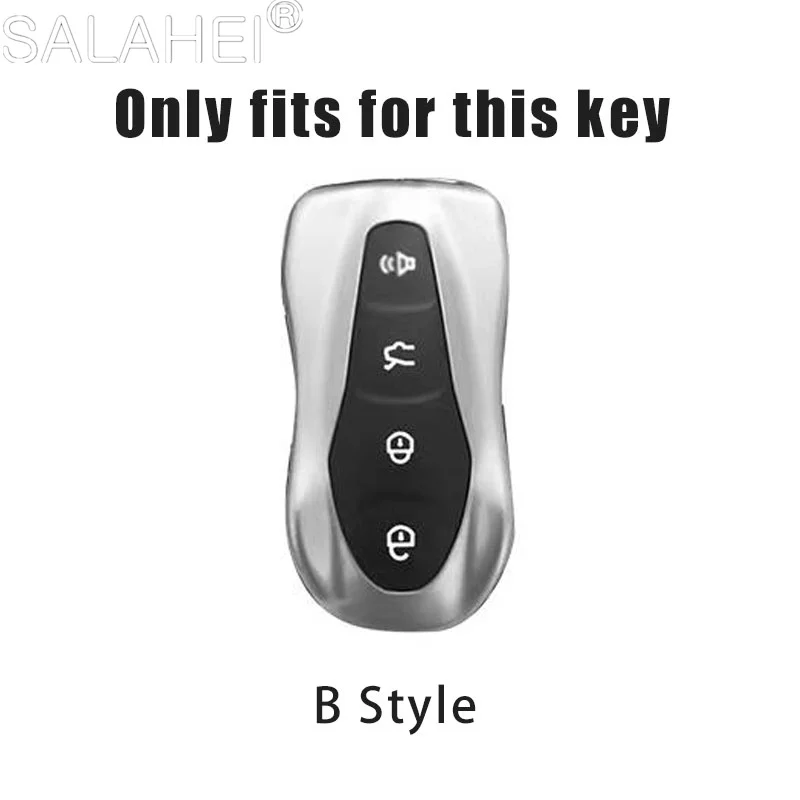 Leather Car Key Case Fob Cover Shell For Geely Atlas Pro Boyue Tugella Azkarra FY11 Emgrand GS X6 SUV EC7 Keychain Accessories