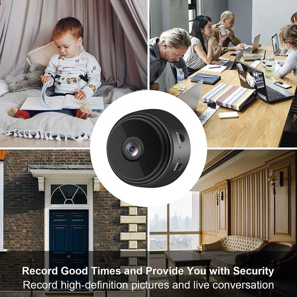 A9 Mini Camera WiFi Indoor CCTV Monitor Security Protection Video Surveillance  Rechargeable Battery IP Cam Night Vision