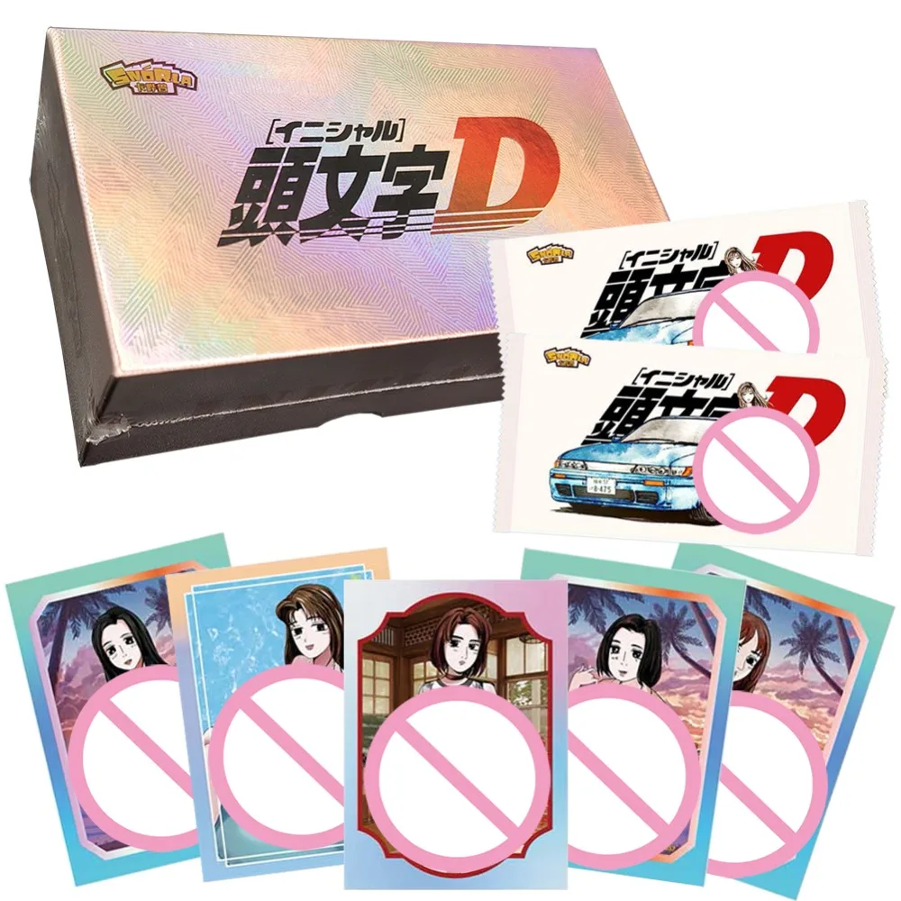 การ์ดตัวละครหายากจากอนิเมะ Initial D ของขวัญสำหรับแฟนๆ ของสะสม ธีมการแข่งรถ ภาพยนตร์ ของเล่นสร้างสรรค์สำหรับครอบครัว