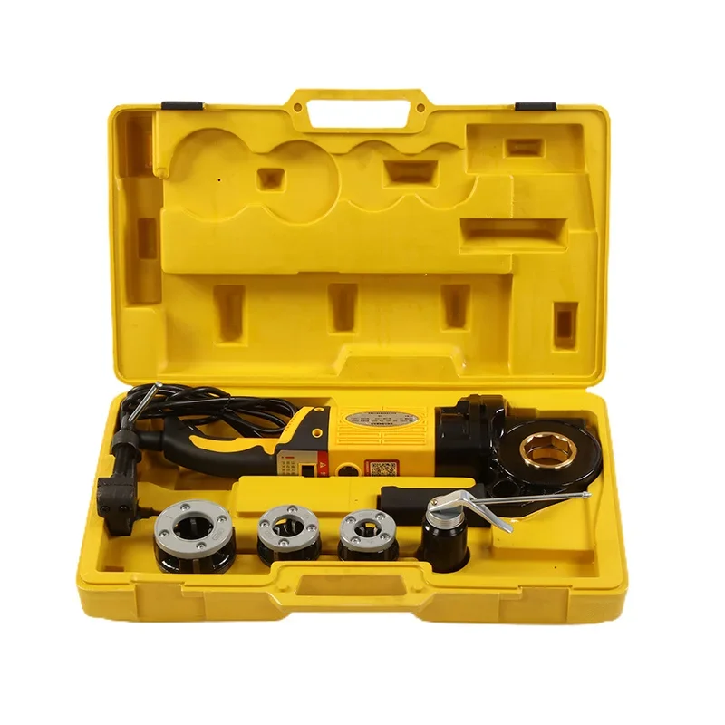 Hongli New Cheap Hand-held design electric threading machine 1/2 inch To 1 1/4  For Repair Work Popular Rotary Pipe threader