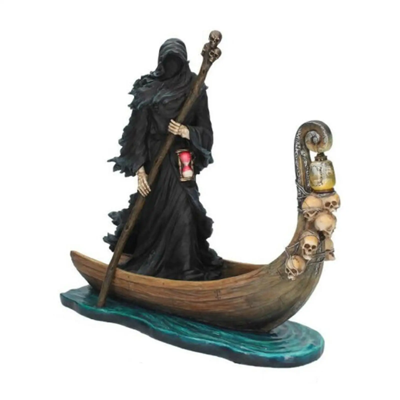 Gothic Ferryman Of The Underworld-Figurine Resin Statue Living Room Decoration