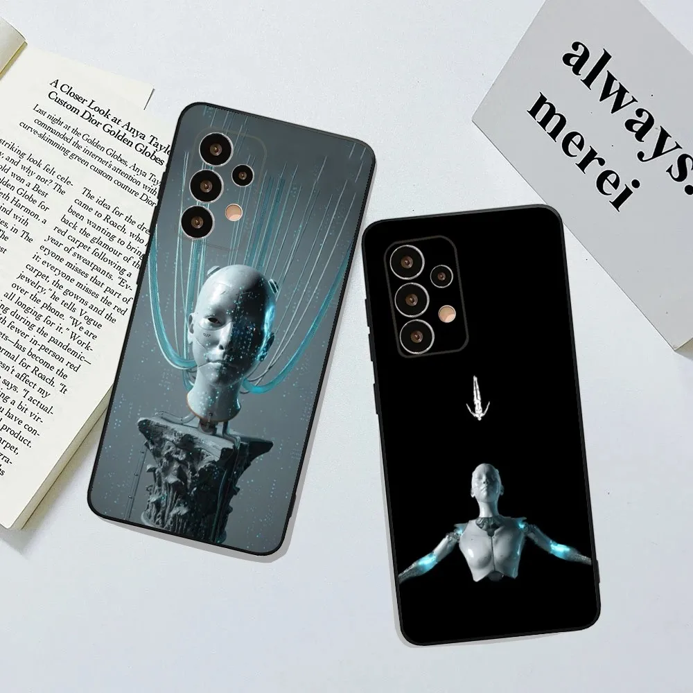 DJ Phone Case For Samsung Galaxy A20,A21s,A22,A31,A32,A52,A53,A72,73,A80,A91Soft A-Afterlife Anyma Black Cover