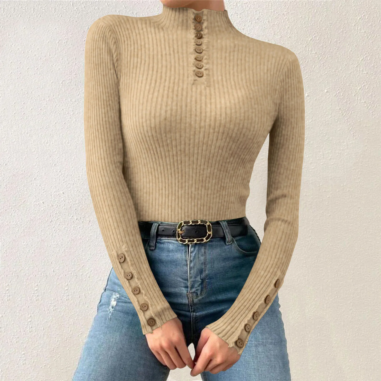 Autumn Winter Women Long Sleeve Knitted Pullover Turtleneck Ribbed Pull Sweater Soft Warm Femme Jumper Bottom Shirt термобелье