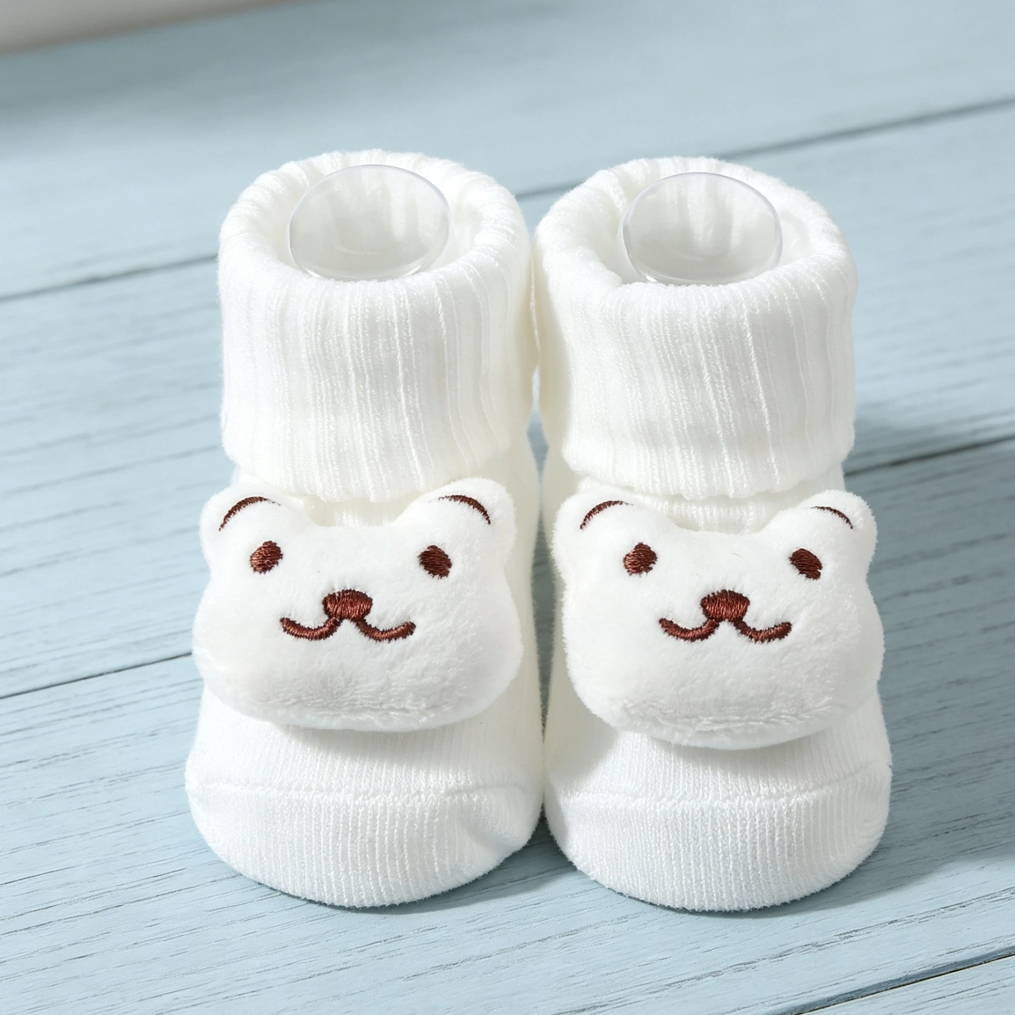Infant Baby Shoes Socks Non Slip Animal Decor Knitted Floor Socks