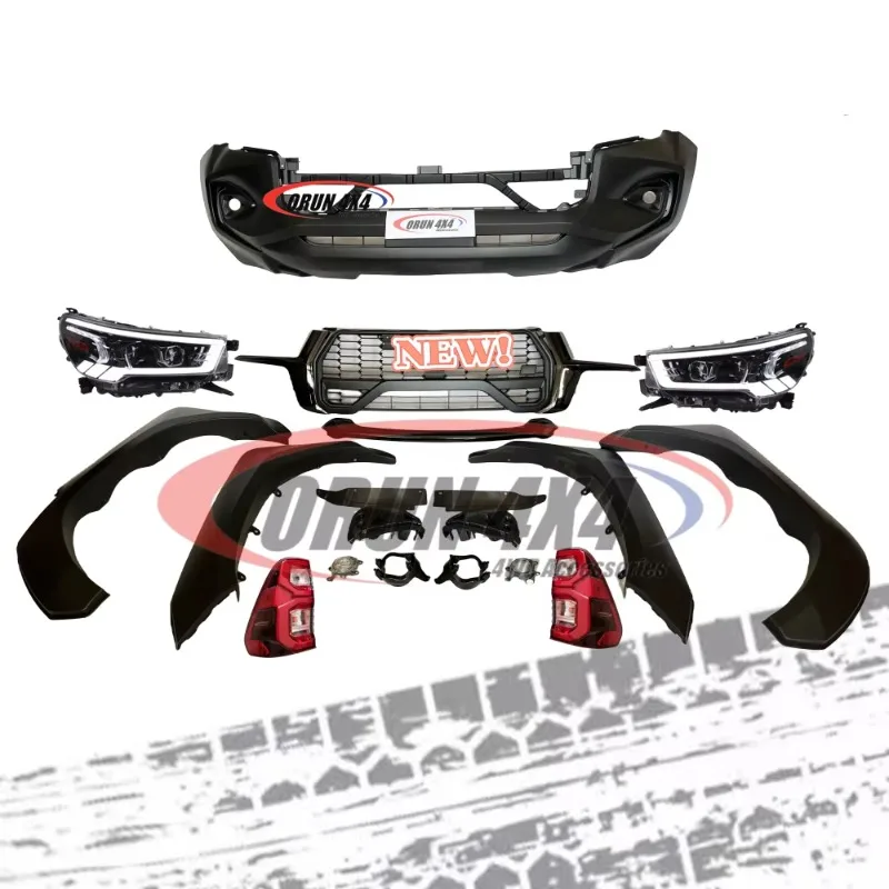 Kit Bodi Gaya G Baru Bodykit 2020 2021 2022 2023 Peningkatan untuk Hilux Kit Facelift Baru 2024