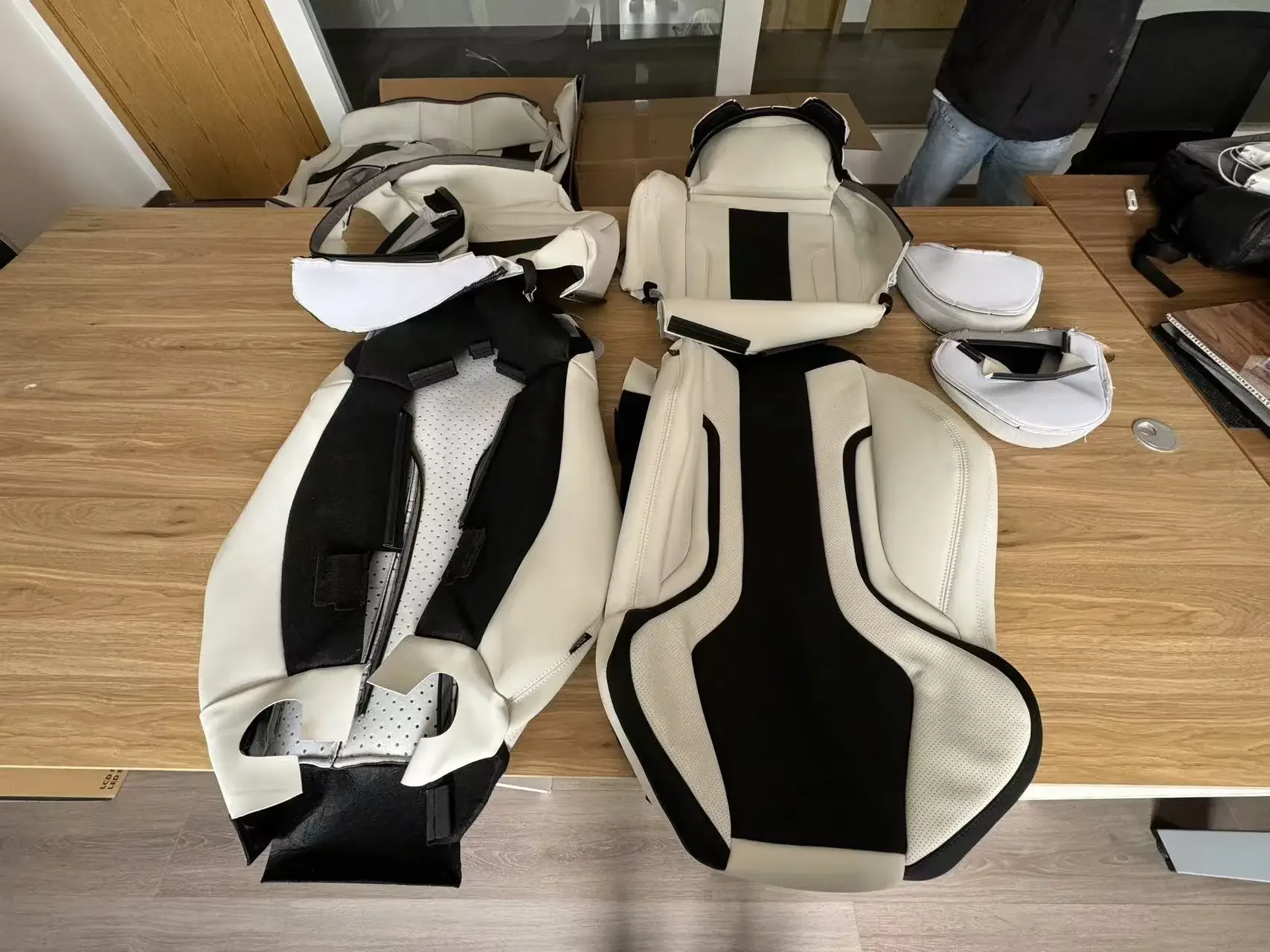 customize leather cover and sponge seat sport racing bucket seats For BMW f30 f80 f10 M3 M5 seat upgrade