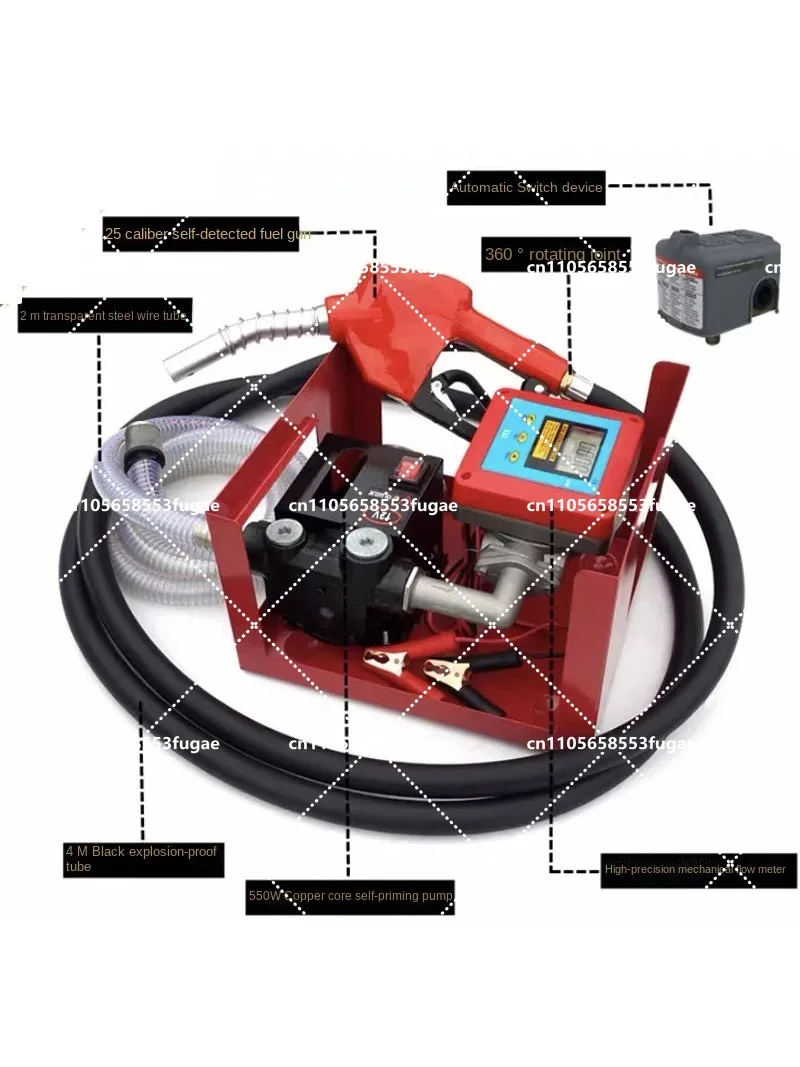 

550W Electric Fuel Transfer Pump Self Priming Automatic Oil Refueling Pump for Home Use