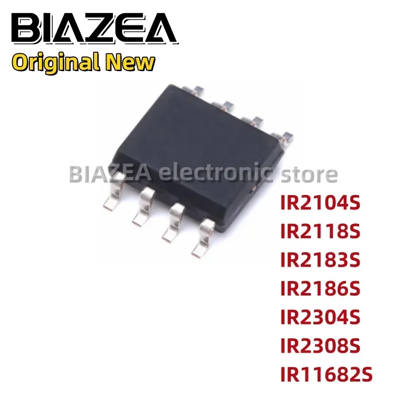 5piece IR2104S IR2118S IR2183S IR2186S IR2304S IR2308S IR11682S SOP8 Half Bridge Driver Chip