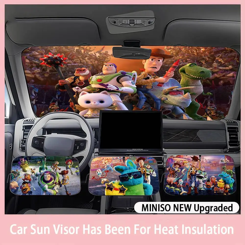 

Disney Toy Story Car SunShade Windshield sunshade blocks ultraviolet rays, car insulation sunshade protector