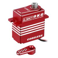 GLOBACT for TRX4M Servo 9kg High Torque Digital Servo Coreless Motor Servo HV 4.8V-8.4V with Servo Arm 1/18 RC Crawler Car