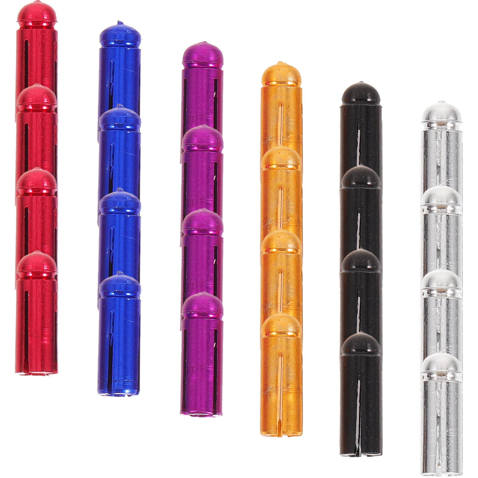 24 Pcs Golden Retriever Dart Wing Corrector Child Suit Aluminum Alloy Flight Protectors