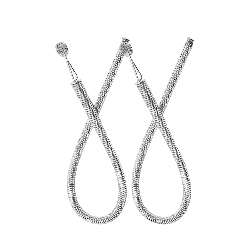 iLMH Biegbarer Feder-Kordelzug-Einfädler, elastisches Band für Hosen und Kapuzenpullover, Spitzenkordel, flexibler Kordelzug-Einfädler, DIY-Nähzubehör
