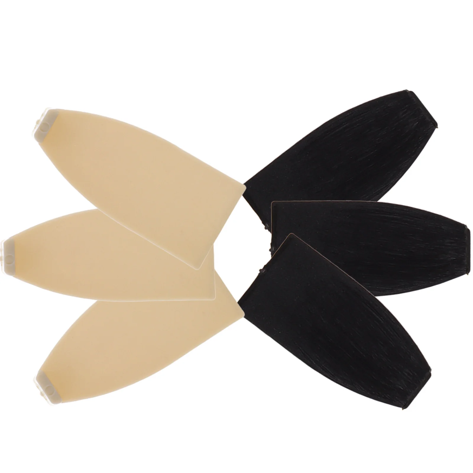 

6 Pcs Bow Stopper Violin Tip Plates Plastic Replacement Instrument Protector Cover Kit