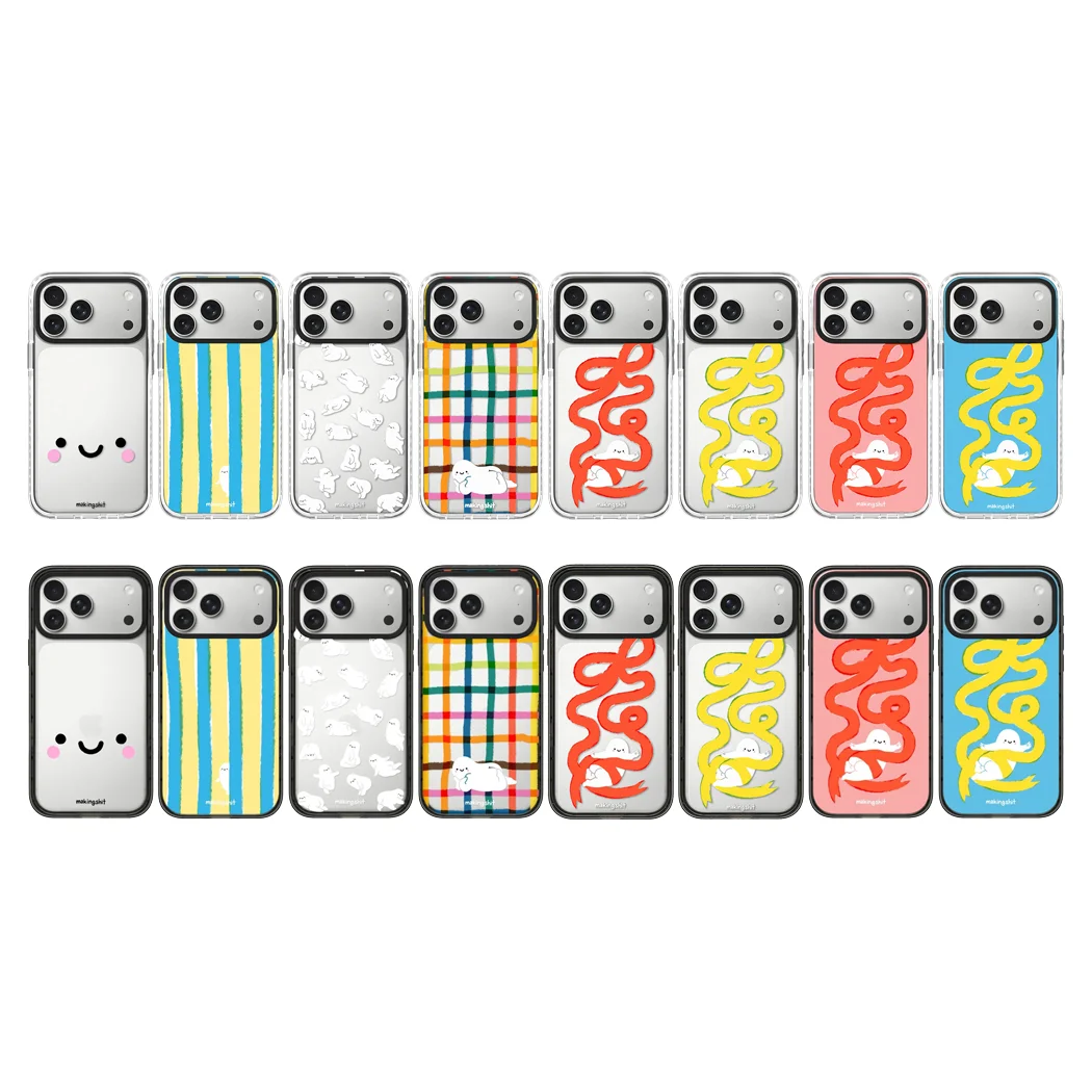 

Cartoon Smiling Face White Guy 2.0 Acrylic Black Border Phone Cover for IPhone 12 13 14 15 16 17 Pro Max Case for IPhone 17 Air