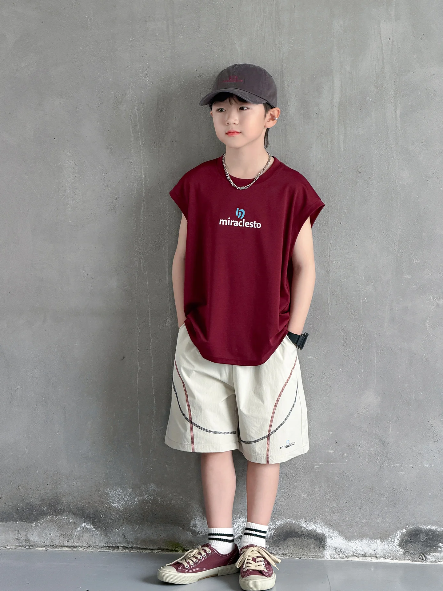 boys-summer-sleeveless-vest-set-cool-feeling-print-two-piece-sporty-casual-wear-for-big-kids-comfortable-lightweight-ensemble