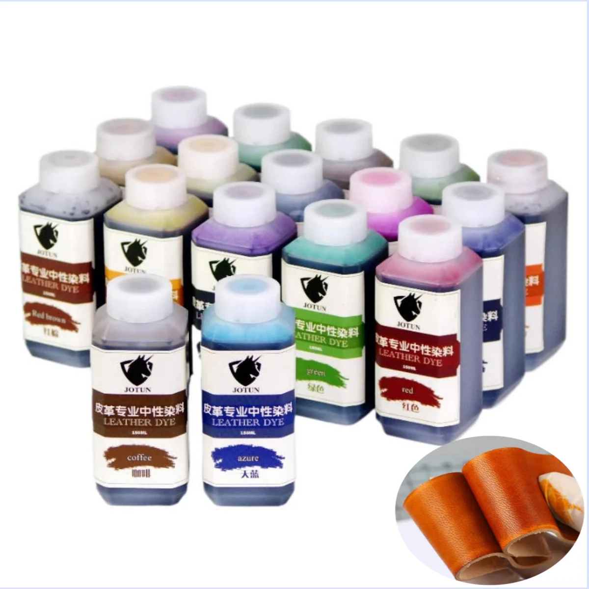Alcohol Leather Dye DIY Leather Art Color Paint Adjustable Dilutable Dyeing Agent for Leather Products Repair Refurbish