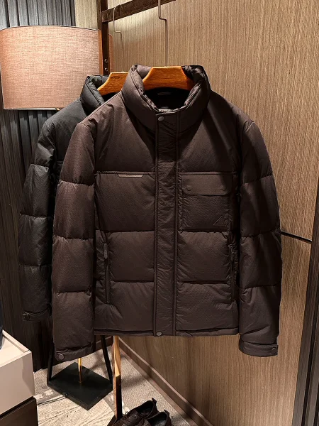 

Warm Busin ort down Jaet Men's High Quali Stand Collar Du Feather Vest Autumn Winter Outerwear Busin Casual