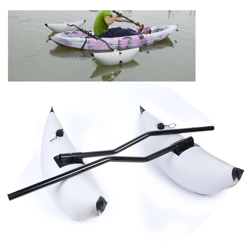 Stabilisateur de flotteur en PVC de qualité supérieure pour bateau gonflable, tube de flotteur pour canoë kayak, 2 pièces