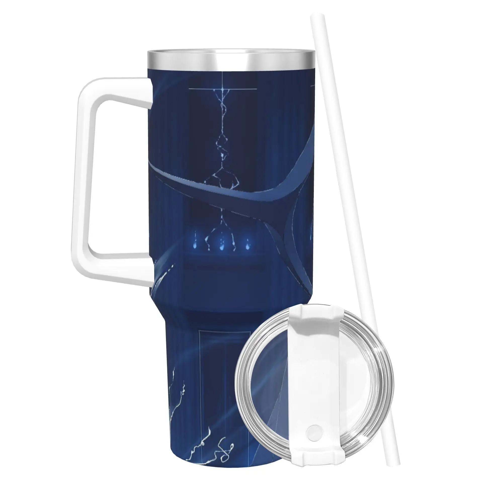40OZ Stainless Steel Tumbler Solo Levelings Anime Coffee Mug  Insulated Cold Drink Mugs Cup Camping Water Bottle