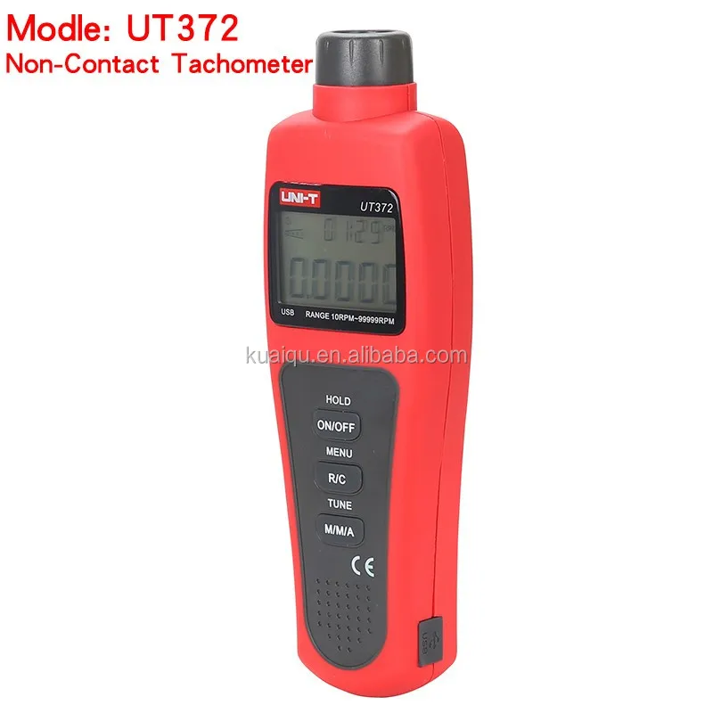 UNI-T UT372 Digital LCD Display USB Interface RPM Range 10RPM-99999RPM Non-Contact Digital Tachometer