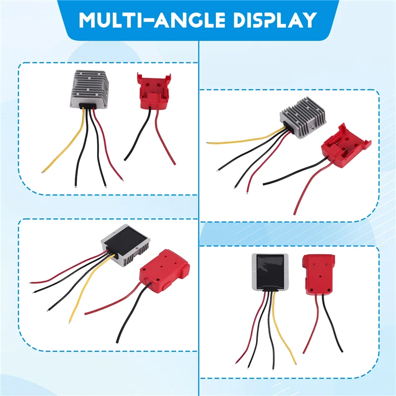 

A78Z-Step Down DC Voltage Converter For 18V To12v Battery Dock Power 180W Inverter,Connector DIY Adapter Automatic Buck Boost