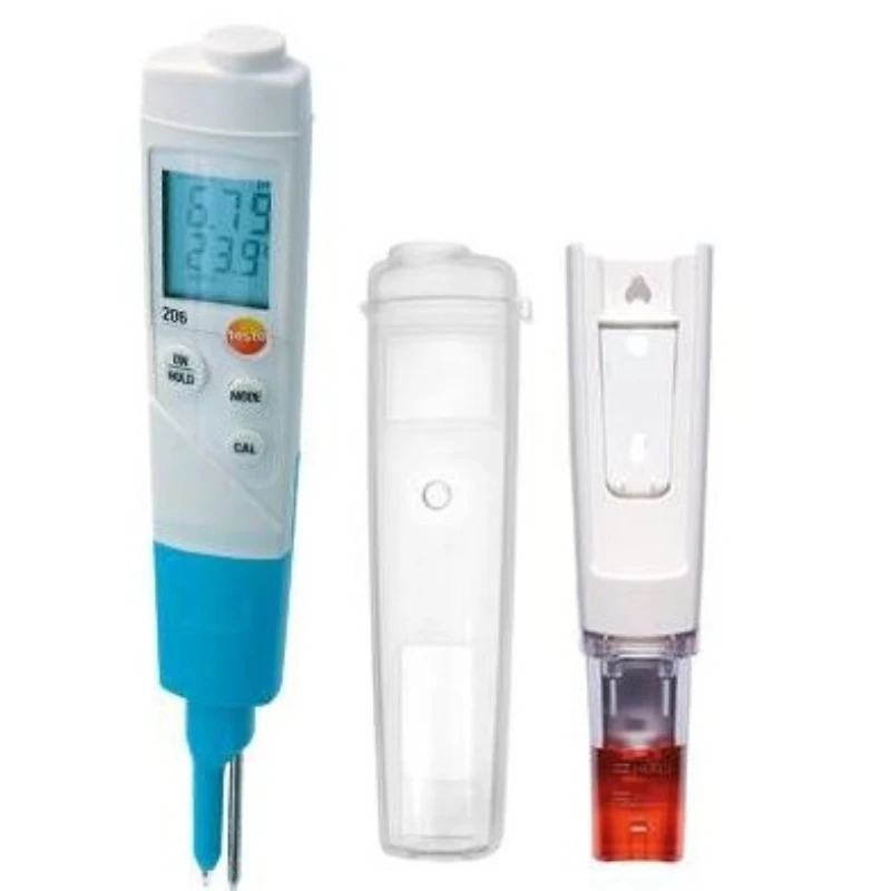 Testo 206-PH2 PH Meter Tester instrument probe head for liquids 0563 2062