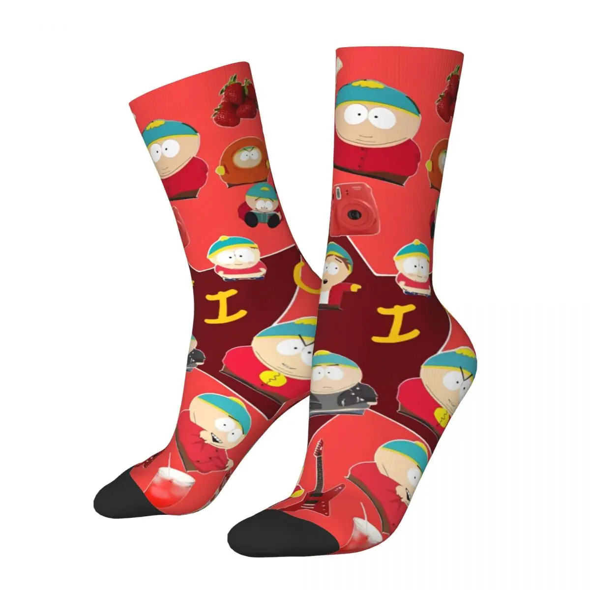 Parked Streetwear Men Women Socks Red Souths Merch Cute Sweat Absorbing Socks