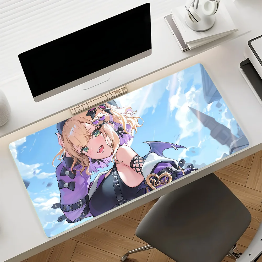 Virtual Idols K-Kurumi Noah Mouse Pad Anti Slip Rubber Edge Locked Thickened Laptop Gaming Desk Mat