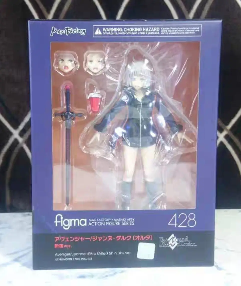 100% Original Figma 428 Fate/Grand Order Avenger Jeanne In Stock Anime Action Collection Figures Model Toys