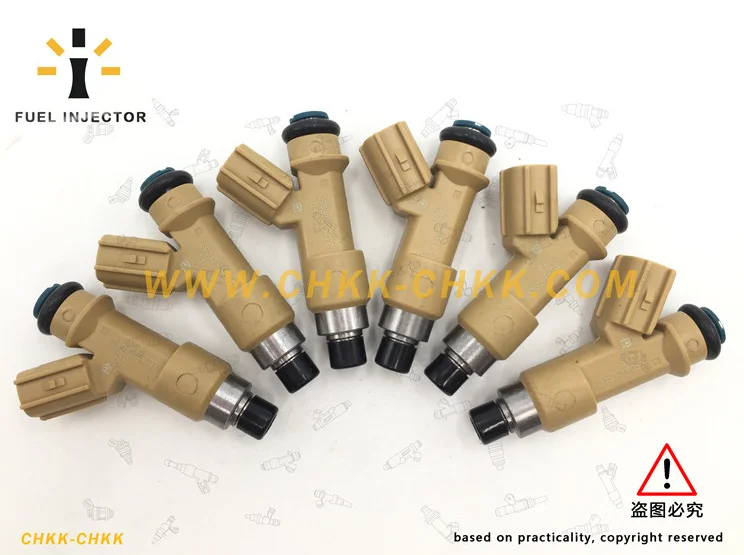 

CHKK-CHKK 6pcs 23250-0P050 23209-0P050 Fuel Injector Nozzle Fit For Toyota REIZ CROWN 4REIZ GRX12 GRS18 2005-2010 232500P050