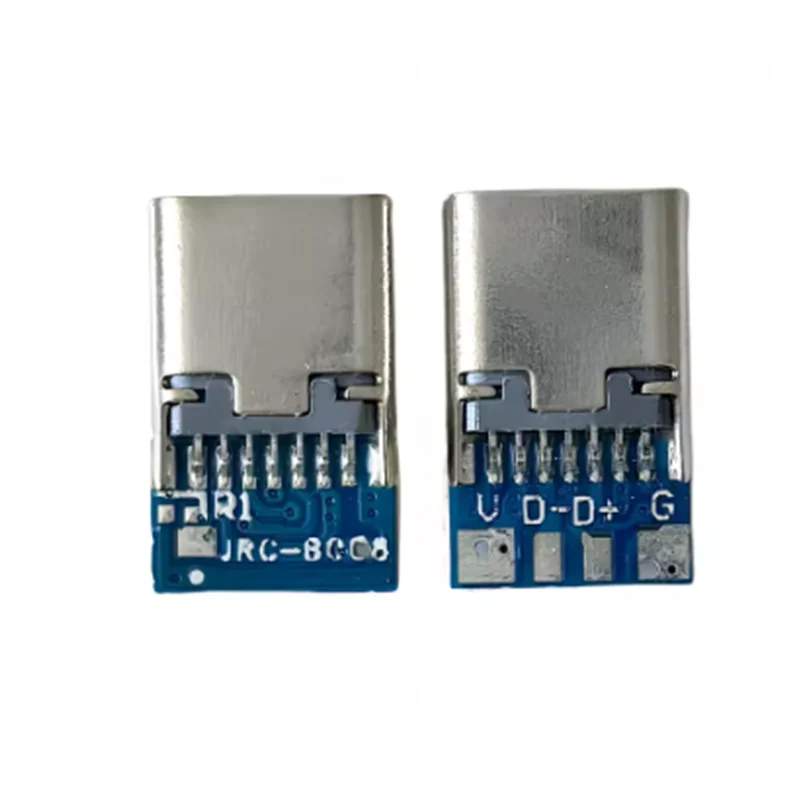 10pcs USB 3.1 Type-C Connector 24 Pins Male / Female Socket Receptacle Adapter to Solder Wire & Cable 24 Pins Support PCB Board