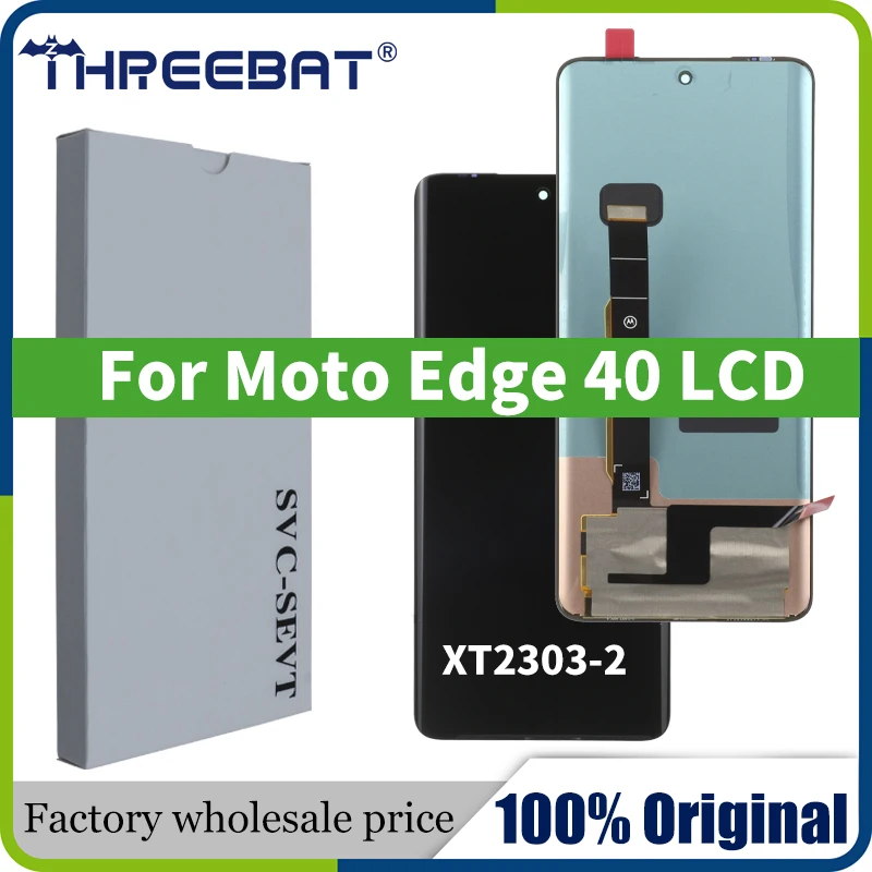6,55-дюймовый протестированный оригинальный 144 Гц для Motorola Edge 40 ...
