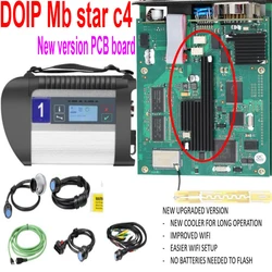 2026 MB star c4 plus DOIP function Diagnostic Tool MB SD connect C4 multiplexer SSD c4 wifi DOIP Function for Mercede Car/Truck