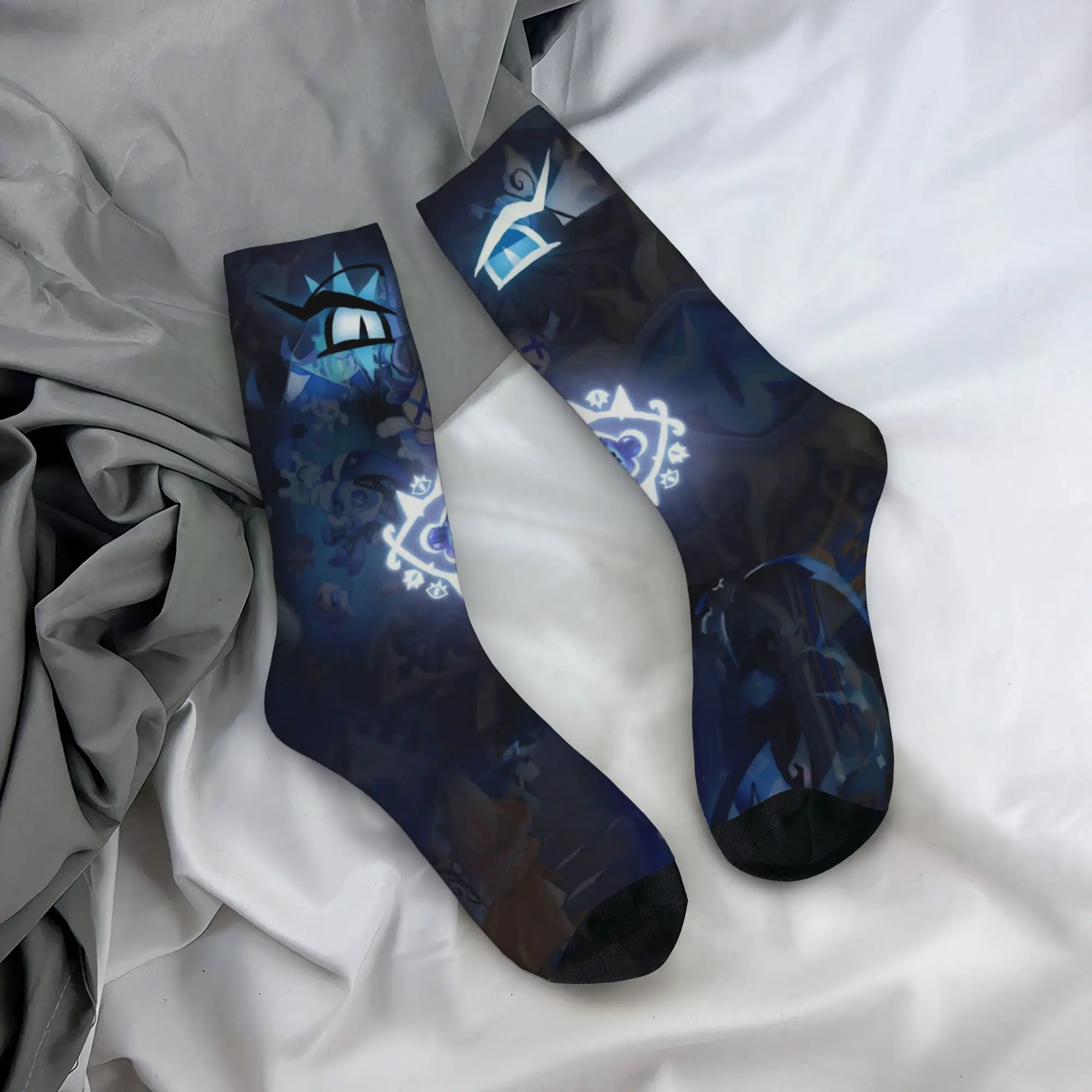 Shadow Milk Cookie Gift Crew Socks Product for Women Cozy Dress Socks