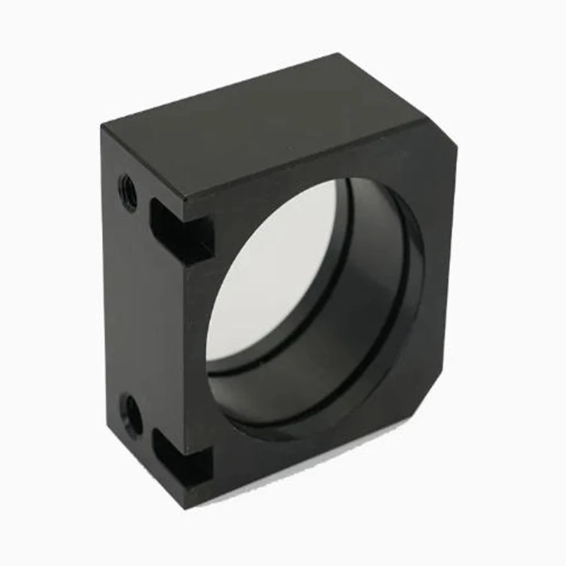

Aluminium Alloy Milling Machinery Fabrication Services Wire EDM Drilling Black Metal Square Bushing with Holes