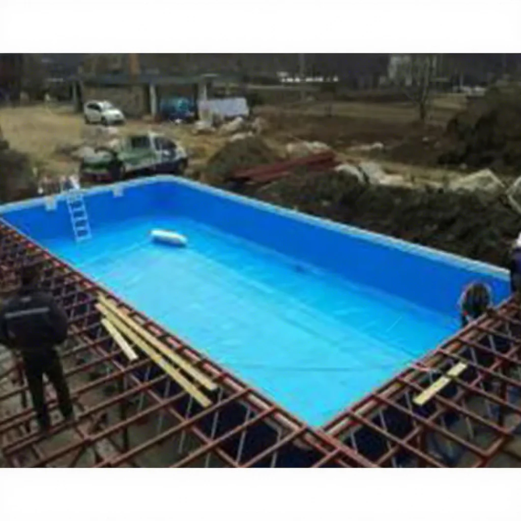 Rectangular Swimming Diving Pool For Small In-ground Swimming Diving Pools PVC Cloth Above Ground Pool