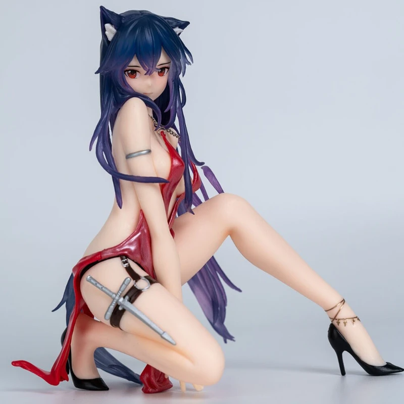 Figura de Ação Arknights Texas, Boneca Sexy Bonito, Modelo de Personagens Anime, Coleção Enfeites de Chassi, Desktop Display, Brinquedos Presente, 17cm