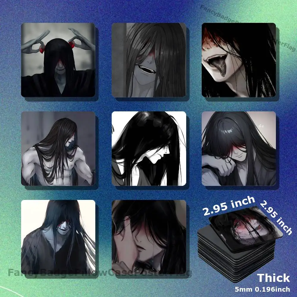 Mr.Crawling H-Homicipher DIY Refrigerator Magnet Creativity Handmade Creation Acrylic Fridge Magnetic Sets Accessories